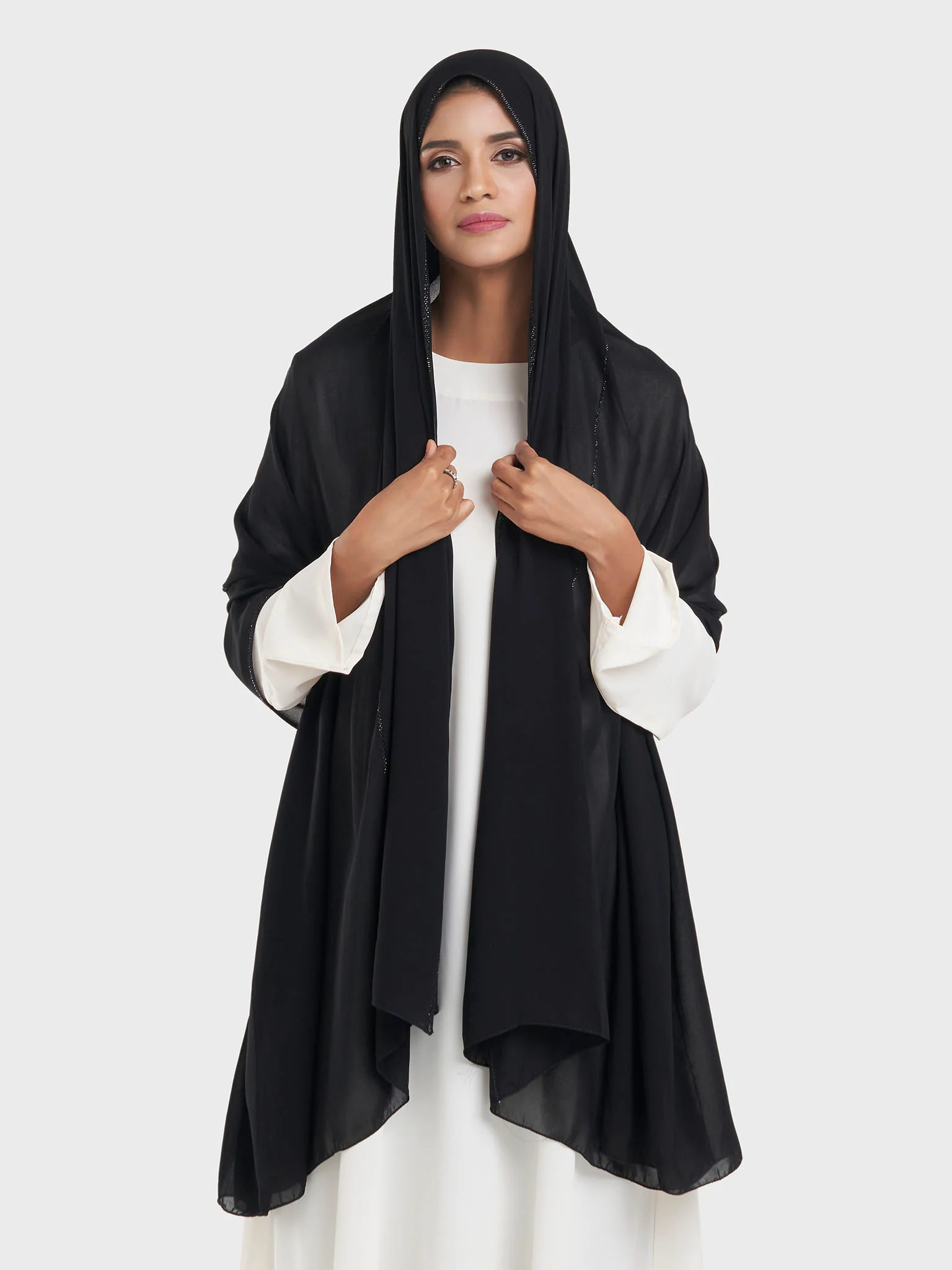 Chiffon Broken Stone Line Maxi Hijab (KP18203L) - Image 19