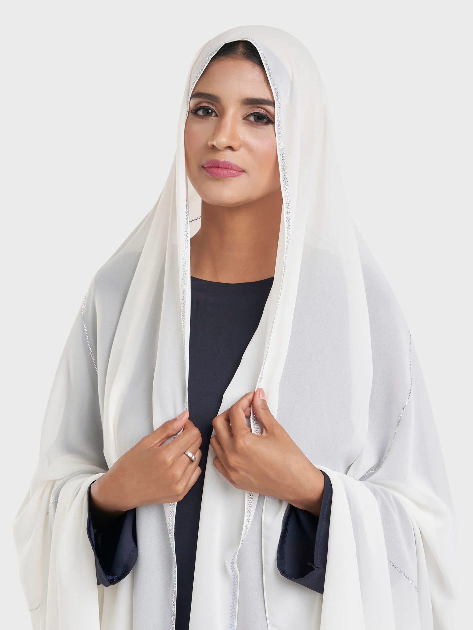 Chiffon Broken Stone Line Maxi Hijab (KP18203L) - Image 21