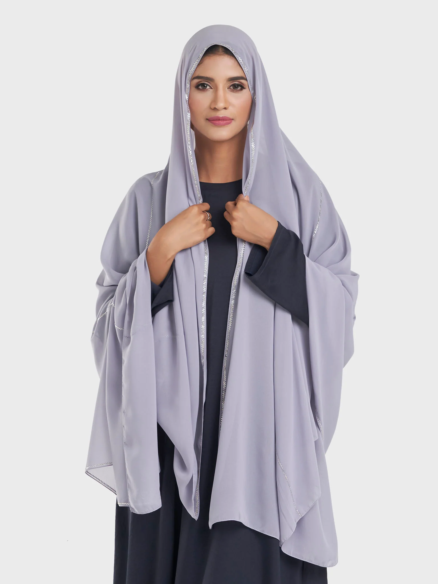 Chiffon Broken Stone Line Maxi Hijab (KP18203L) - Image 29