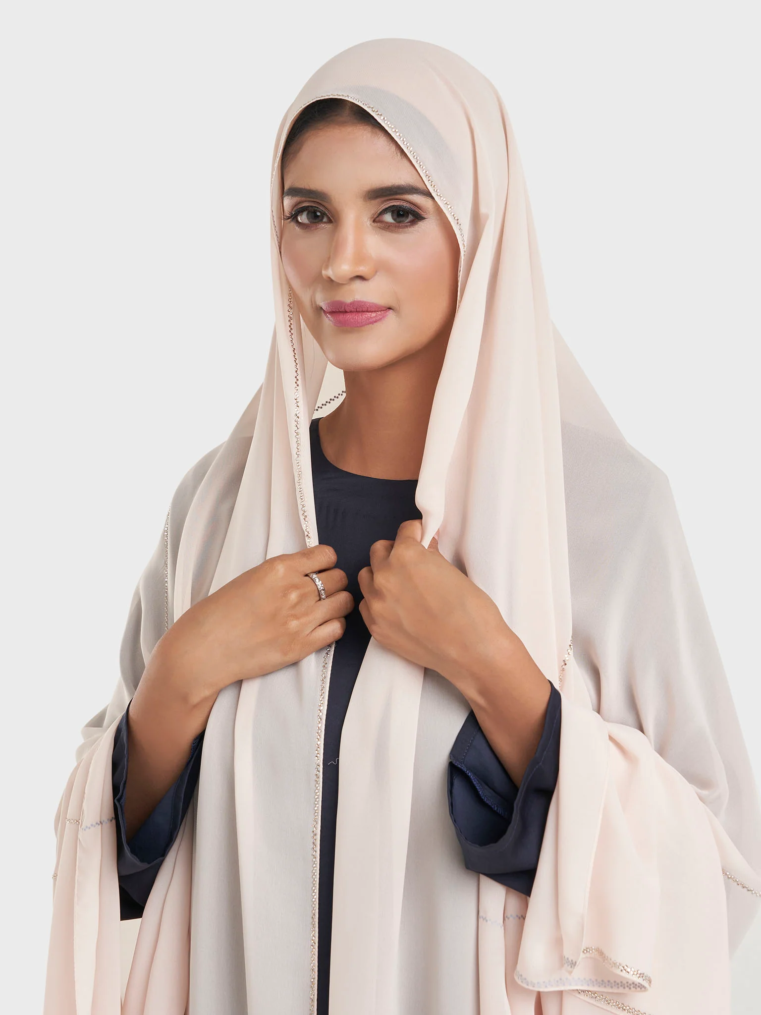 Chiffon Broken Stone Line Maxi Hijab (KP18203L) - Image 34