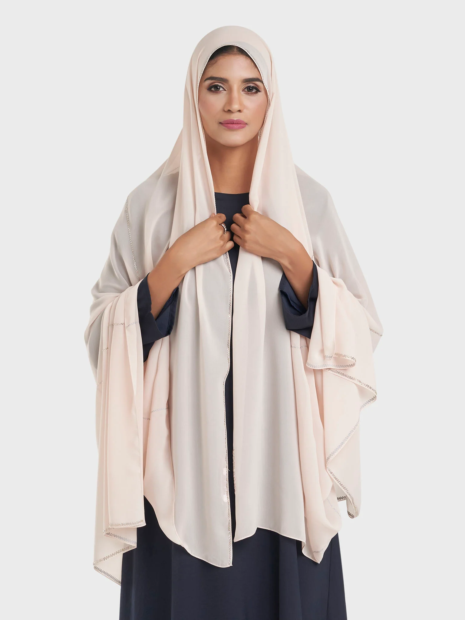 Chiffon Broken Stone Line Maxi Hijab (KP18203L) - Image 35