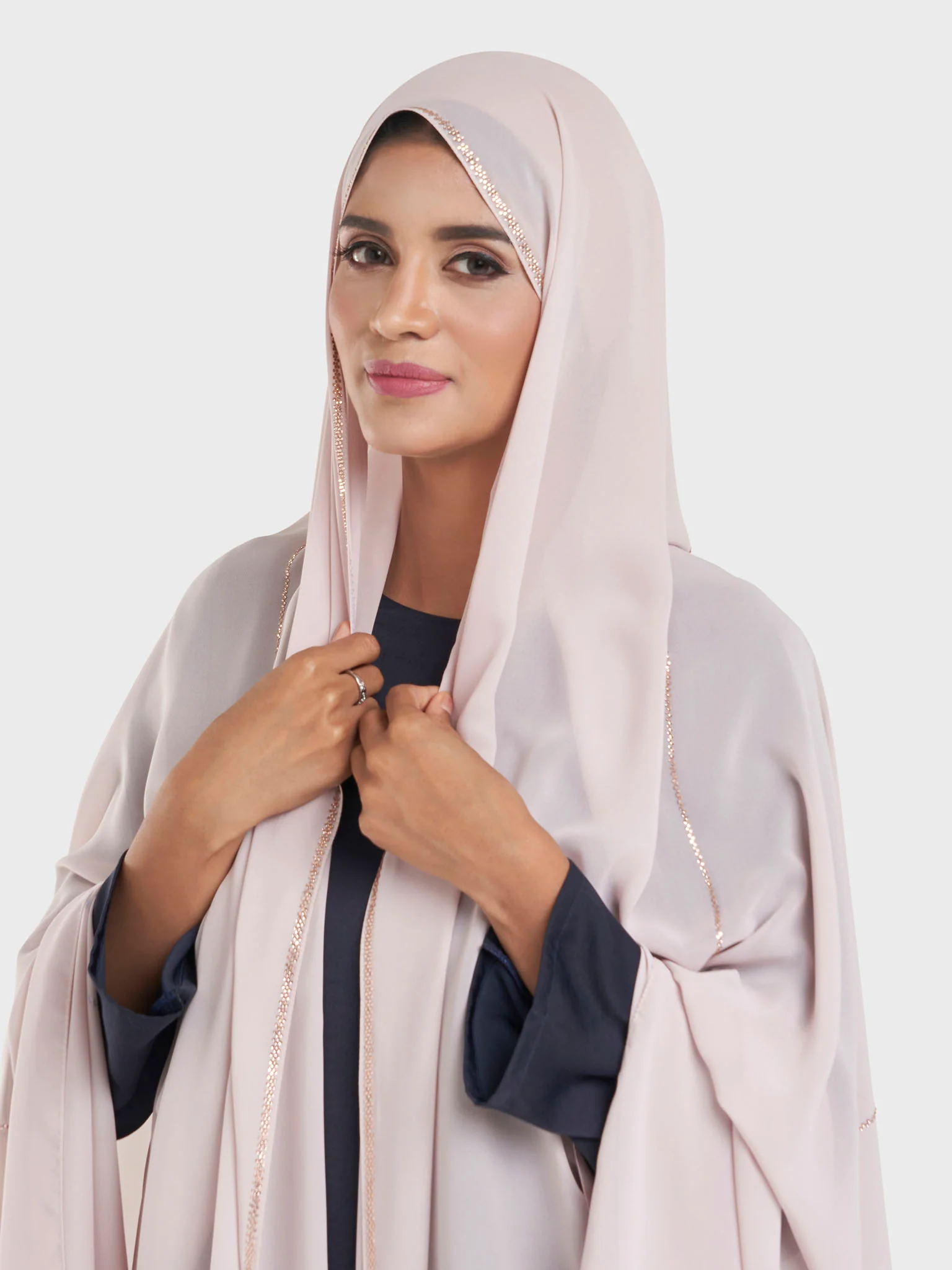 Chiffon Broken Stone Line Maxi Hijab (KP18203L) - Image 6