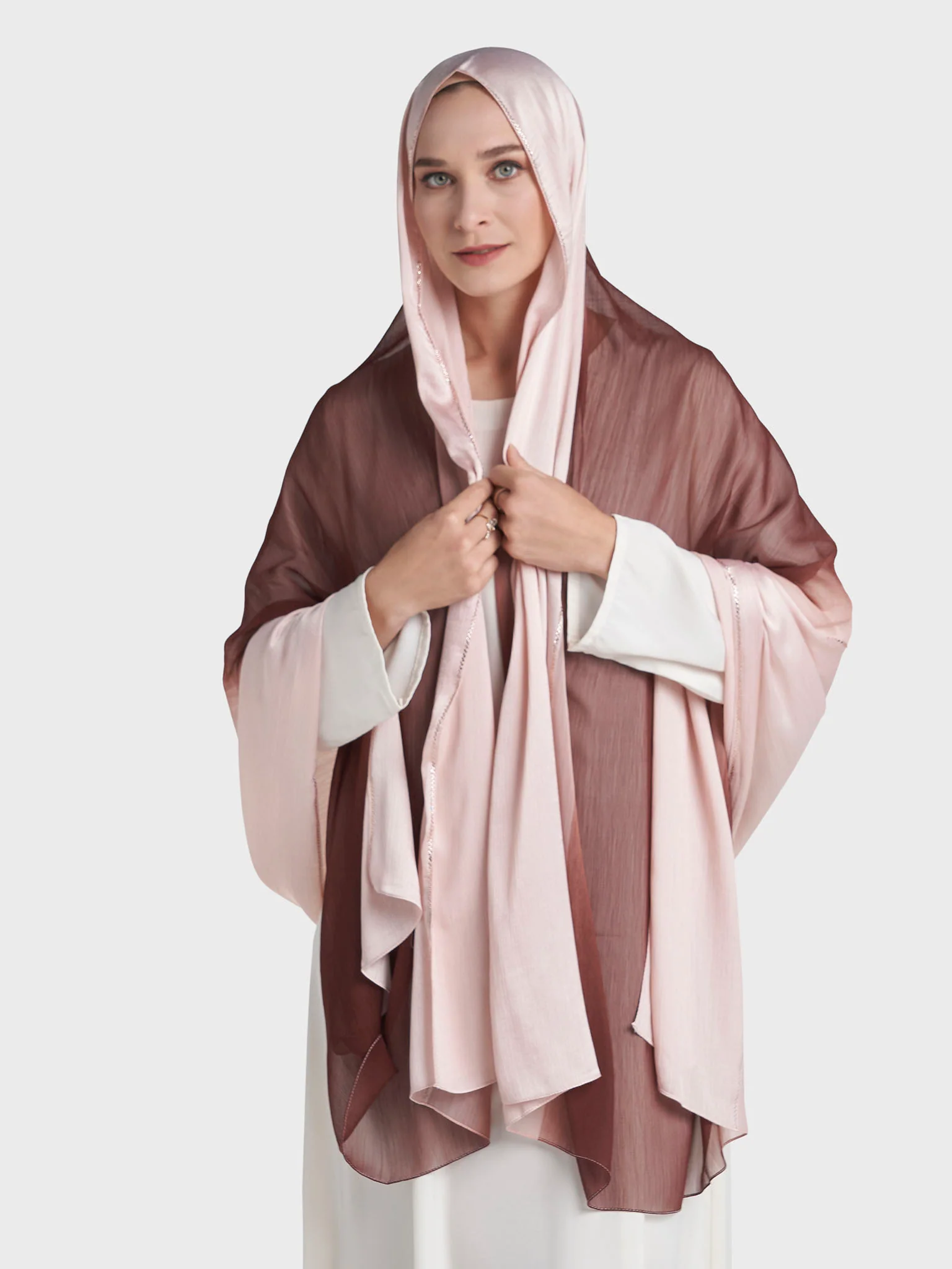 Stone Work Crinkle Chiffon Hijab (KP18224L) - Image 26