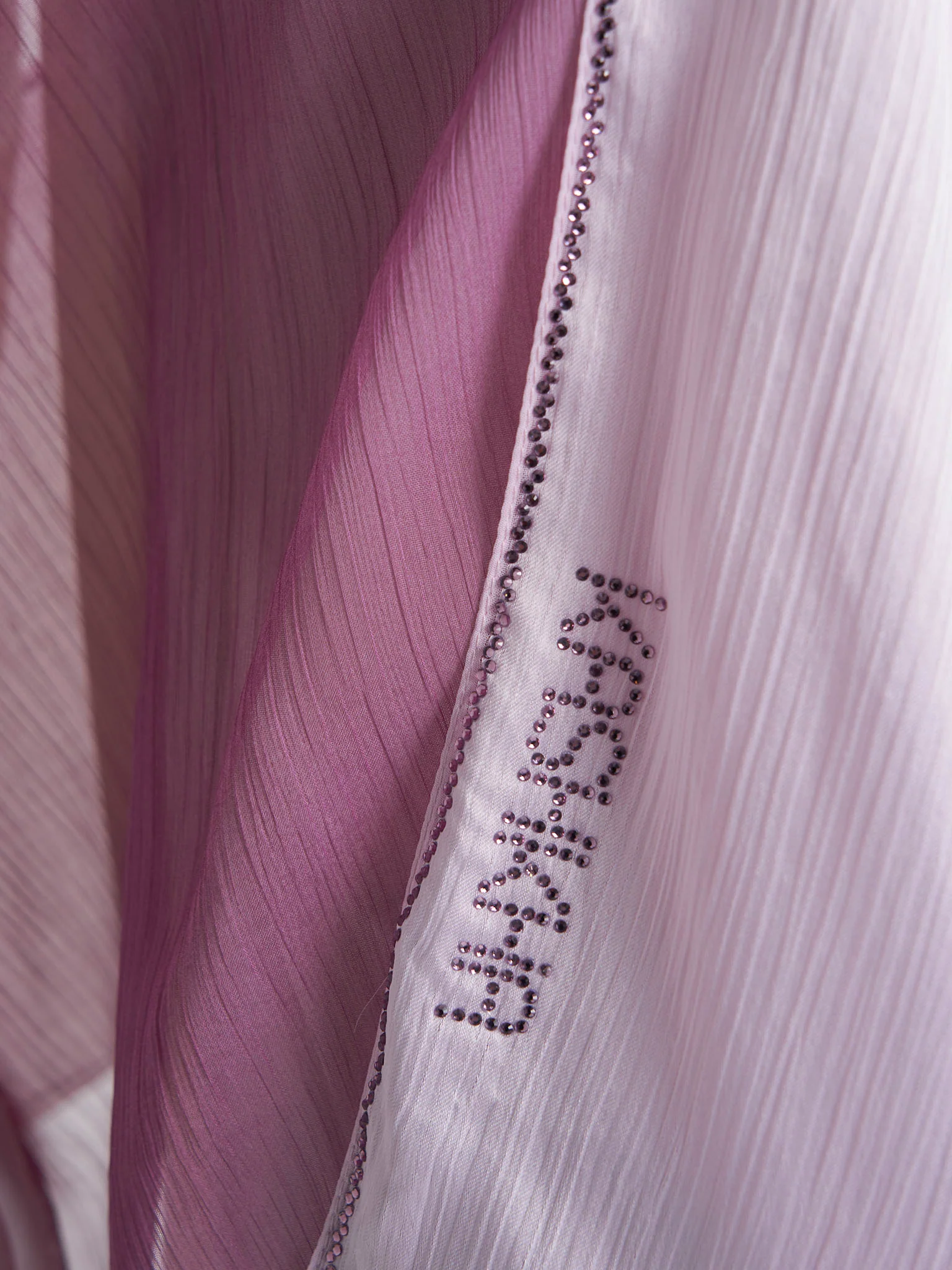 Stone Work Crinkle Chiffon Hijab (KP18224L) - Image 3