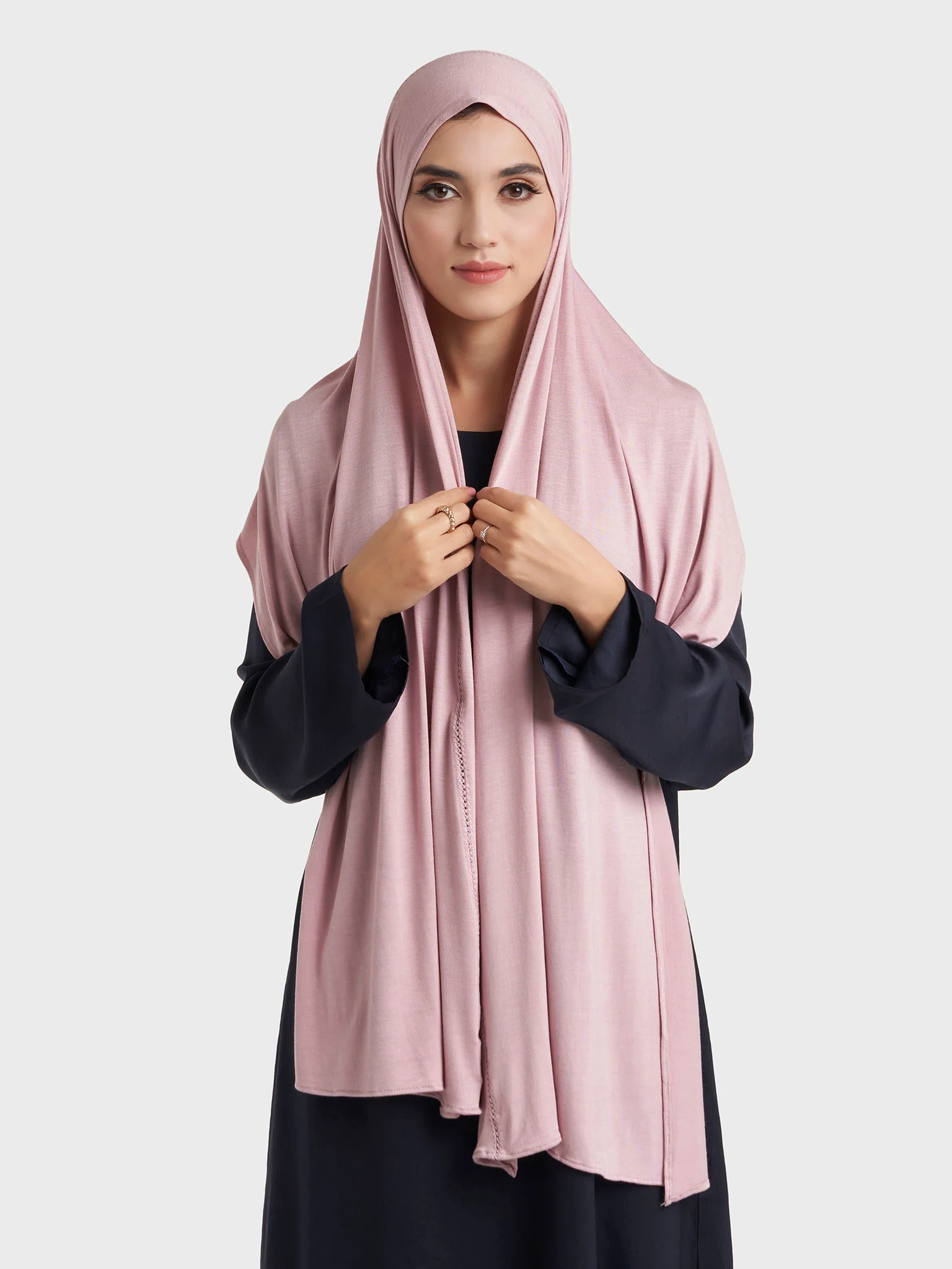 Faggot Stitching Jersey Hijab (HYM106) - Image 23