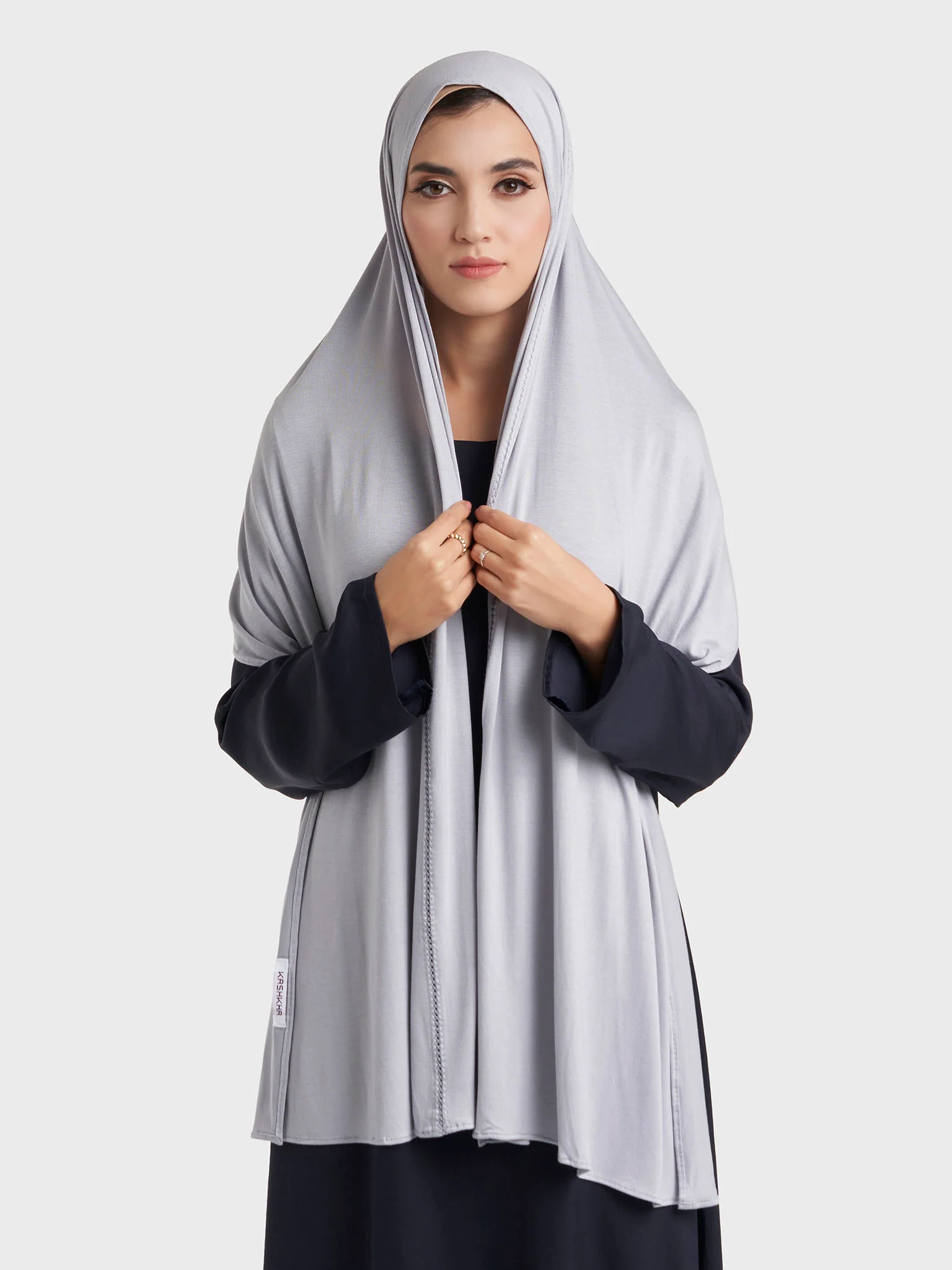 Faggot Stitching Jersey Hijab (HYM106) - Image 26