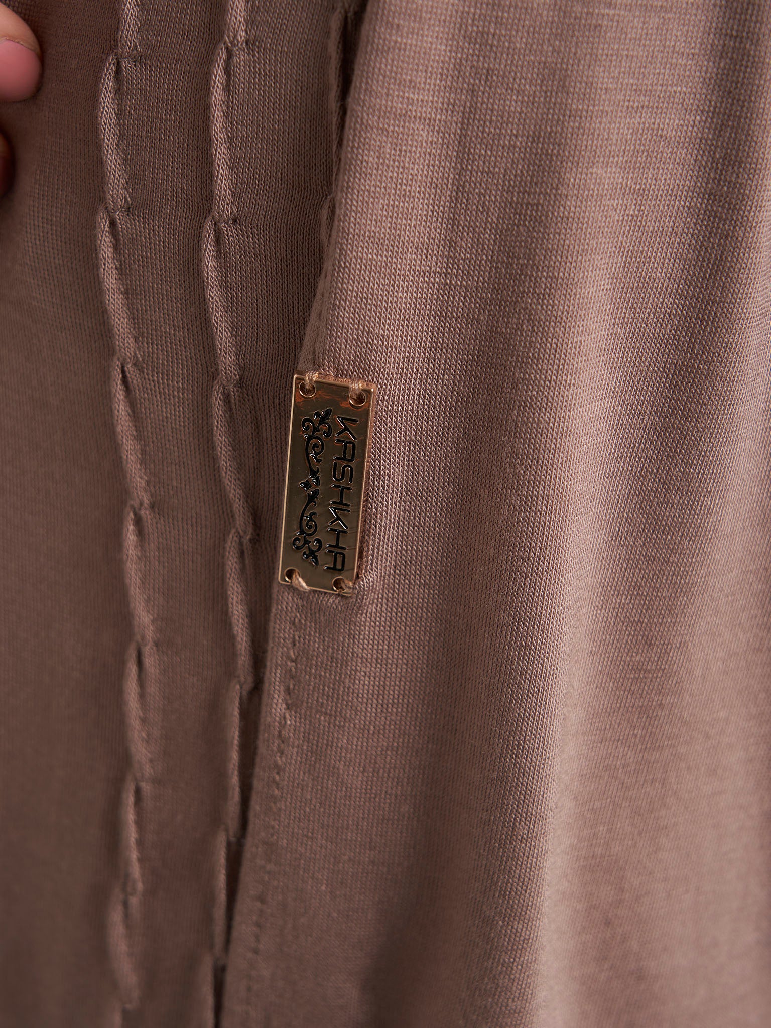 Wave Pleated Side Jersey Hijab (HYM115) - Image 3