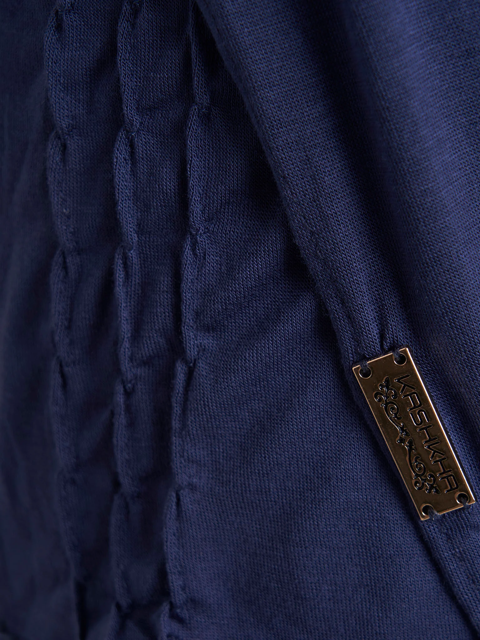 Wave Pleated Side Jersey Hijab (HYM115) - Image 6