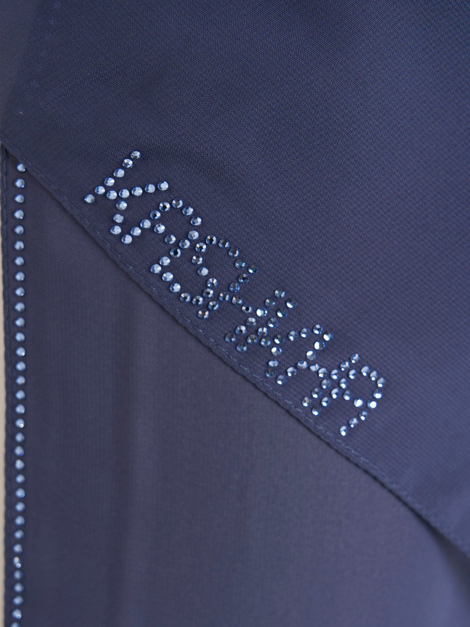 Stone Line Border Chiffon Hijab (KP11351L) - Image 12