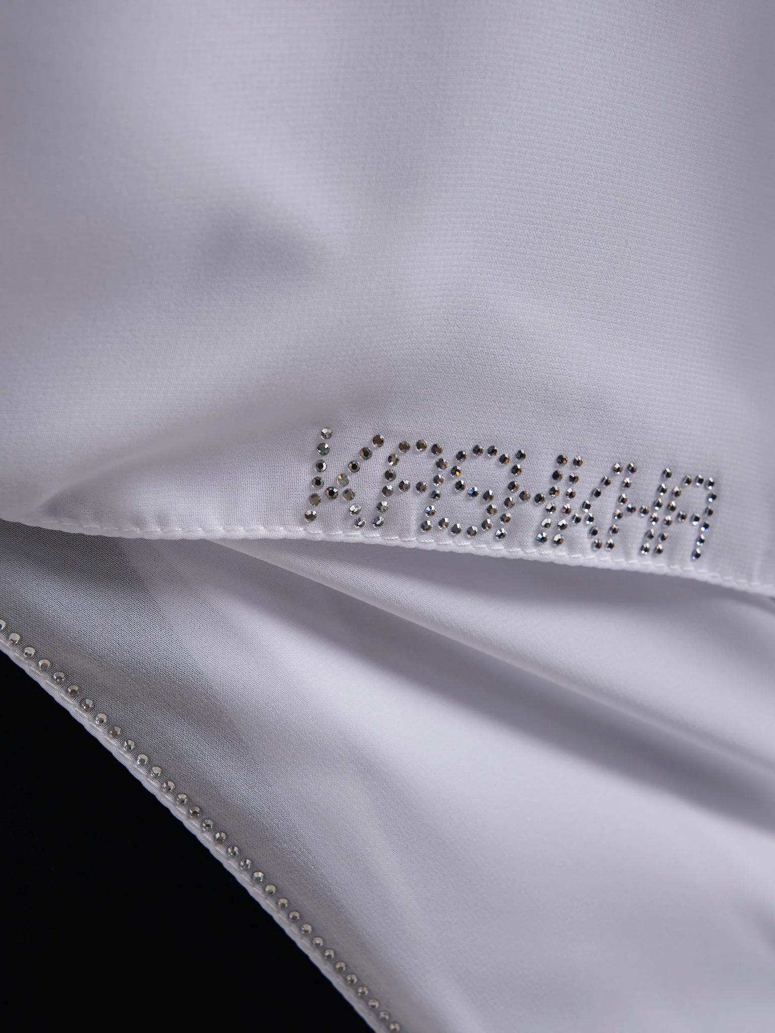 Stone Line Border Chiffon Hijab (KP11351L) - Image 15