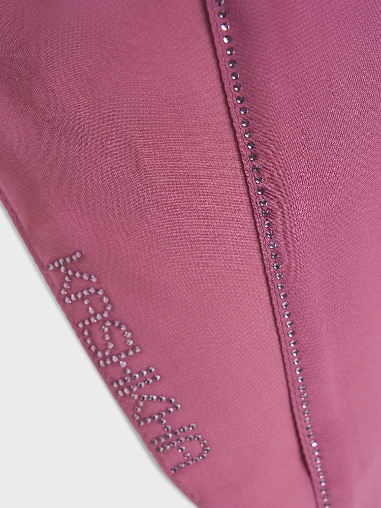 Stone Line Border Chiffon Hijab (KP11351L) - Image 36