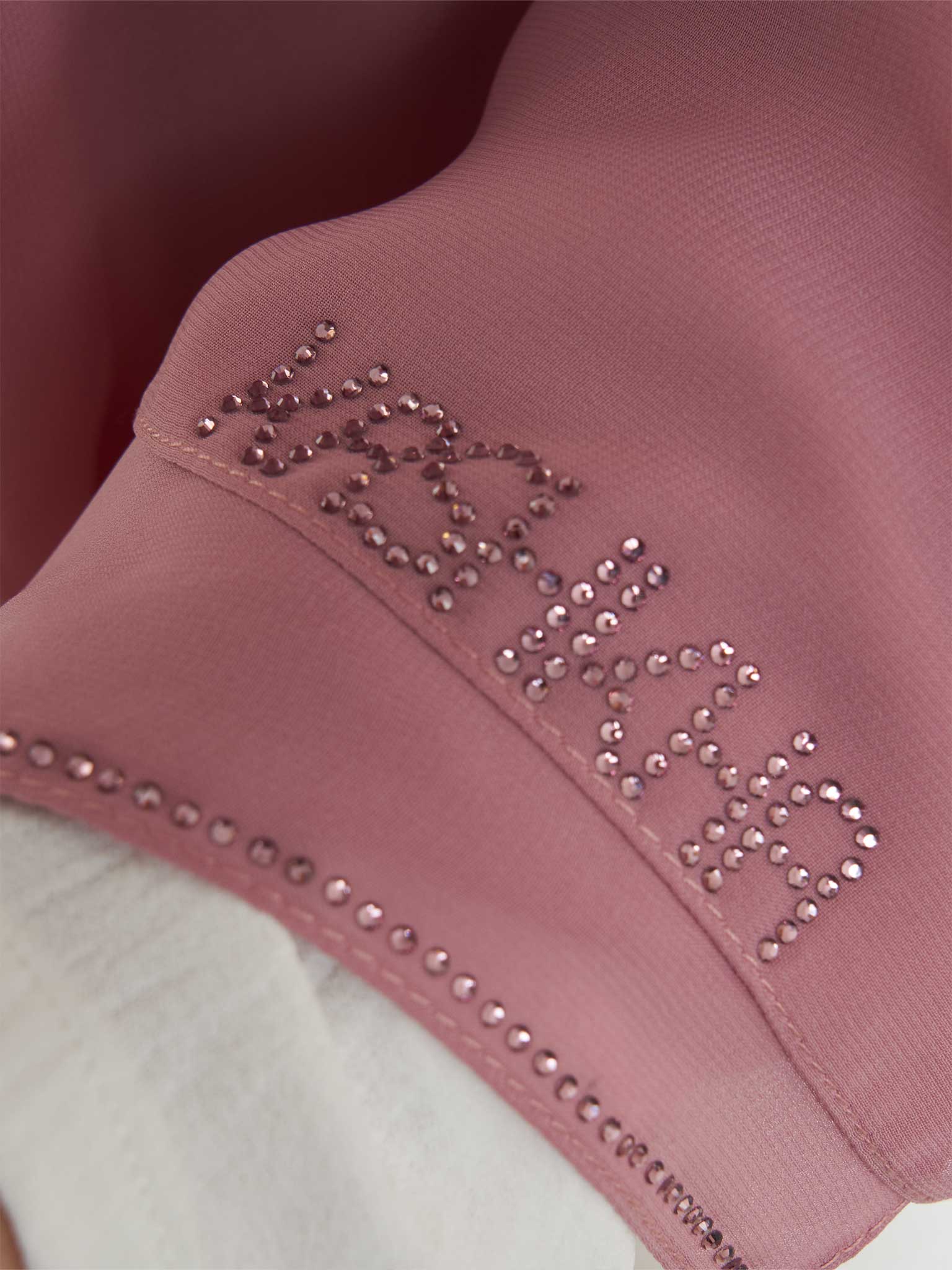 Stone Line Border Chiffon Hijab (KP11351L) - Image 47