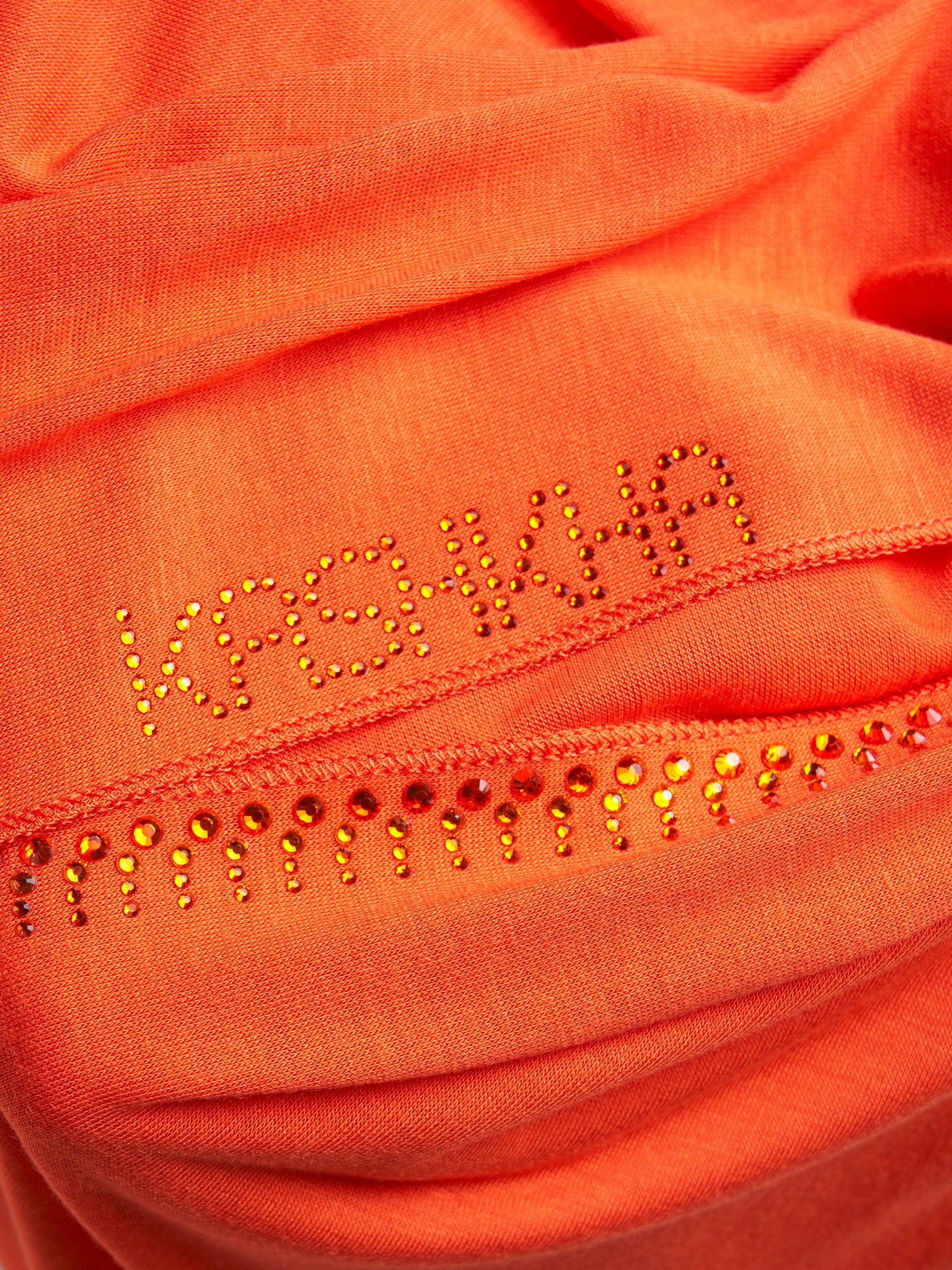 Plain Jersey Hijab with Crown Stone Line Border (KP18160L) - Image 21