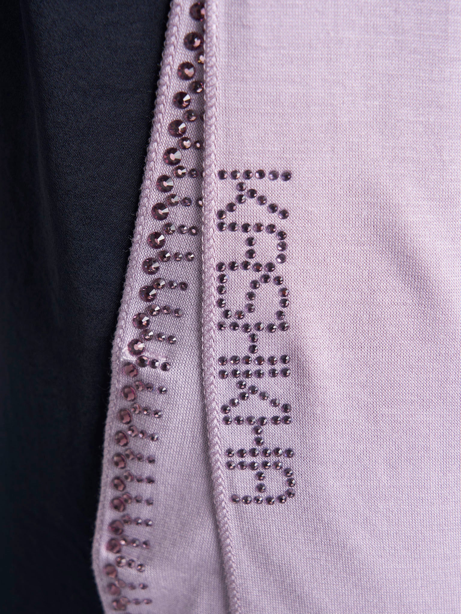 Plain Jersey Hijab with Crown Stone Line Border (KP18160L) - Image 51