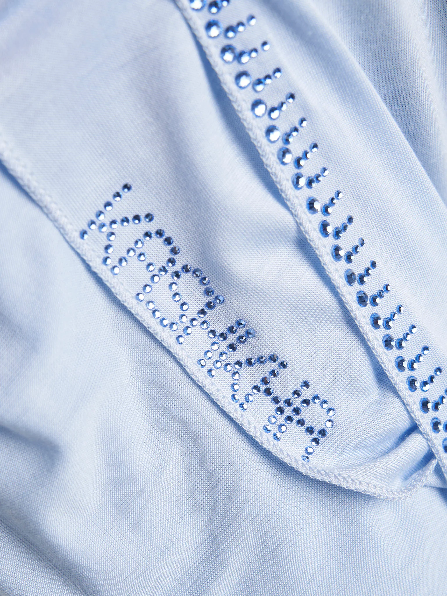 Plain Jersey Hijab with Crown Stone Line Border (KP18160L) - Image 60