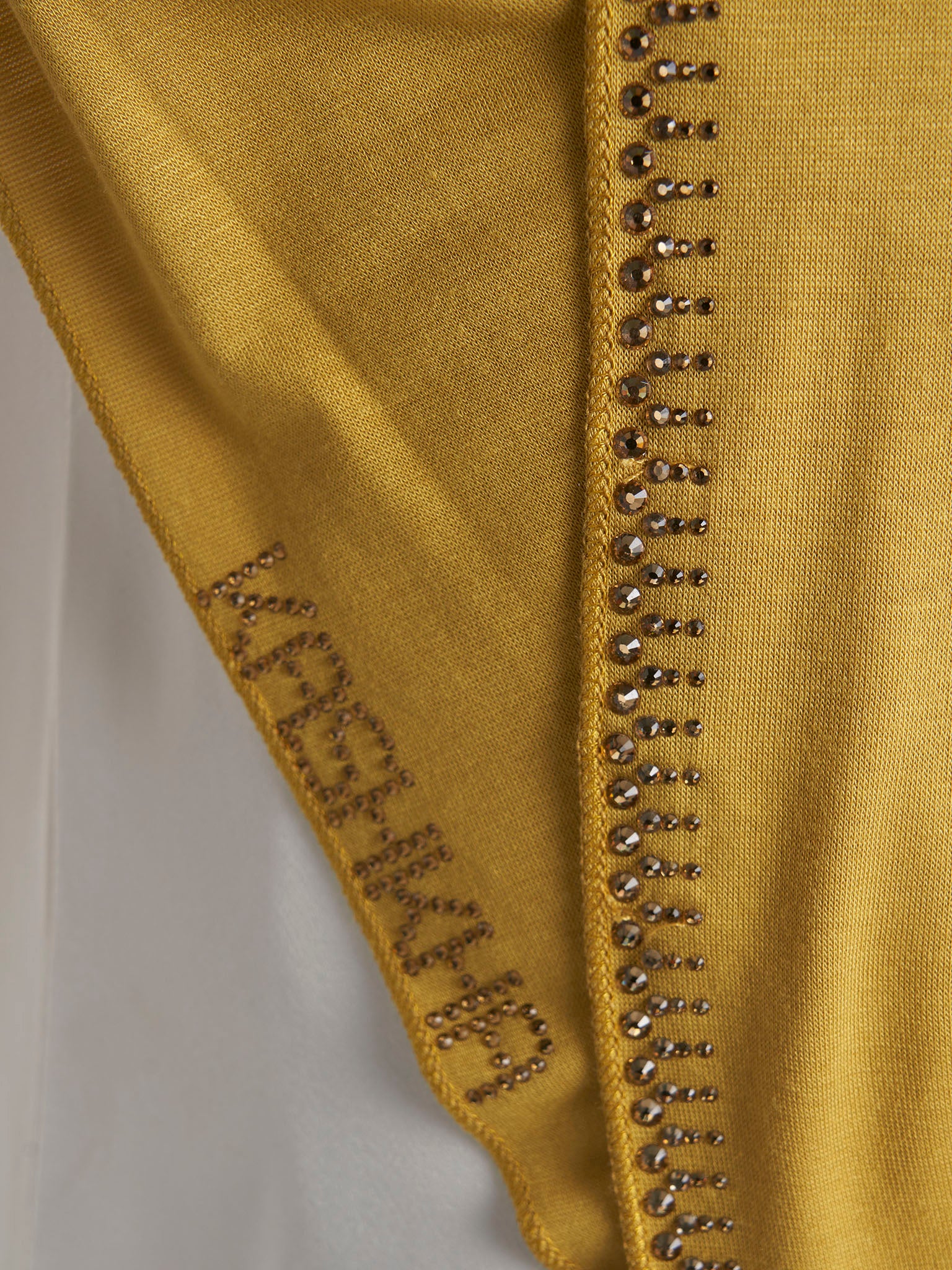 Plain Jersey Hijab with Crown Stone Line Border (KP18160L) - Image 78