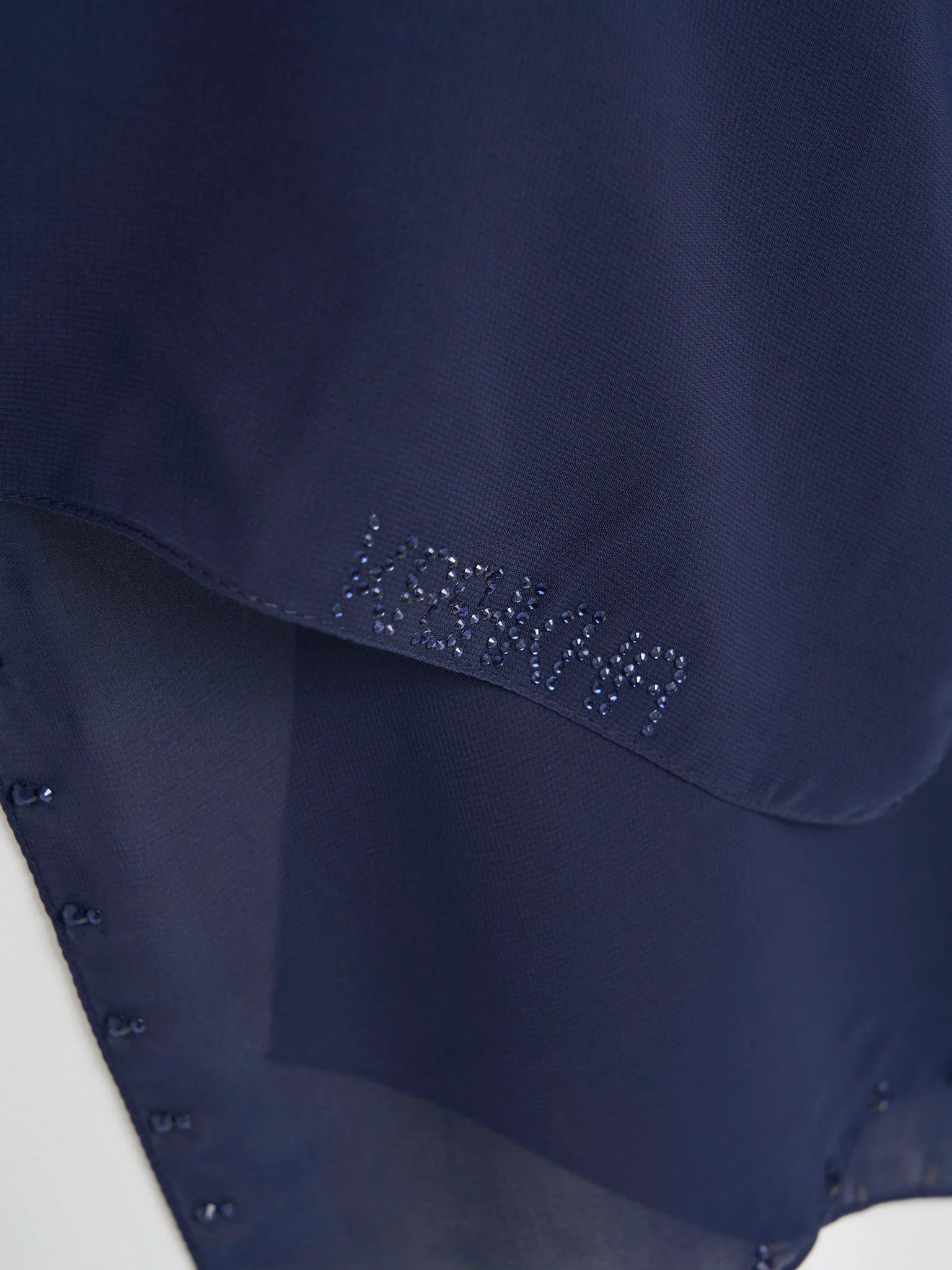 Chiffon Hijab with Stonework Motif Border (KP18201L) - Image 29