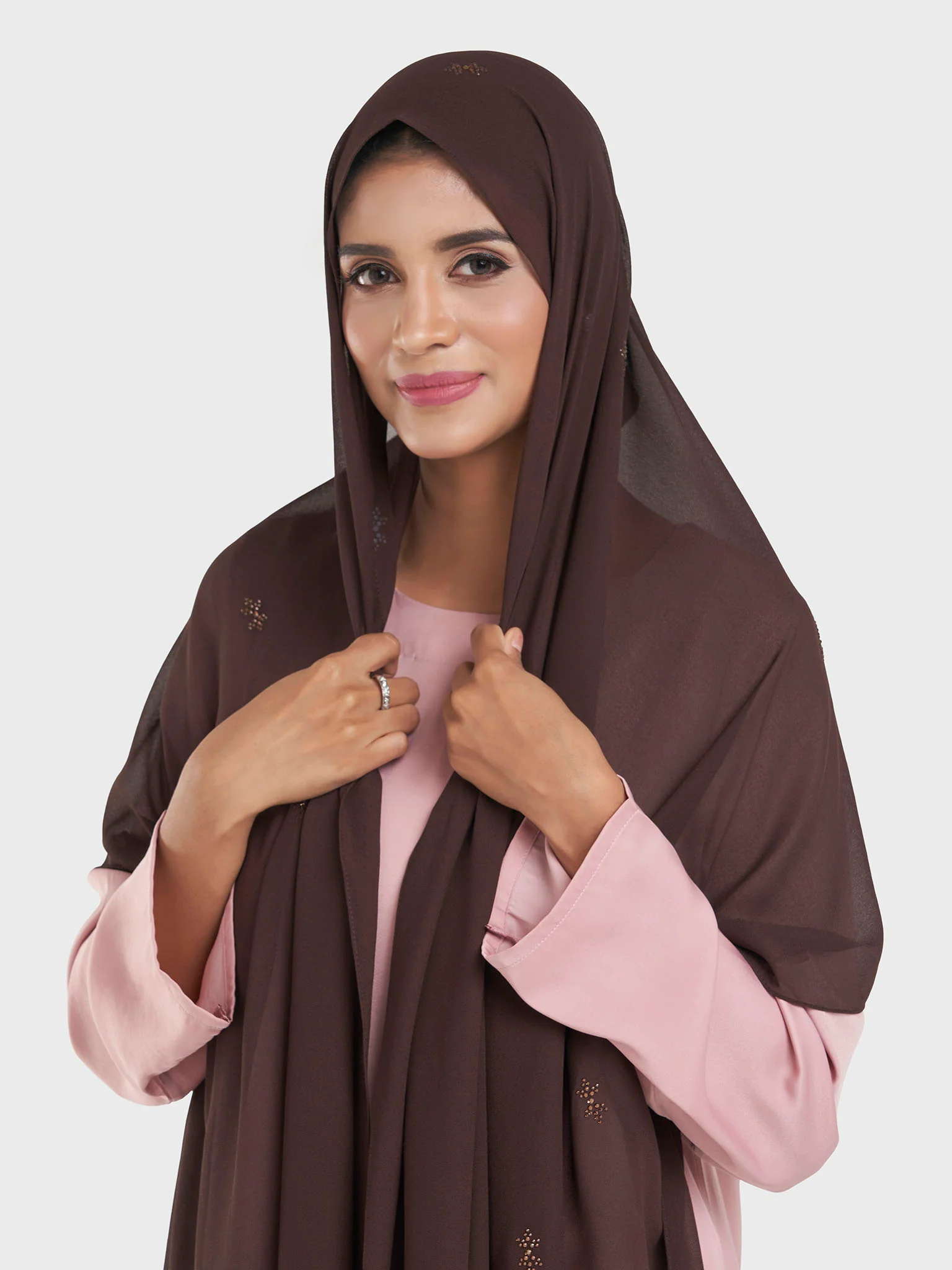 Chiffon All Over Stone Motif Hijab (KP18204L) - Image 25