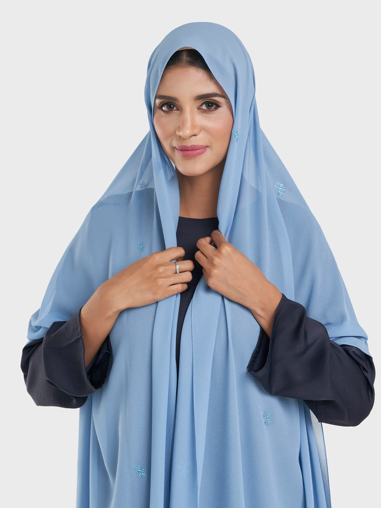 Chiffon All Over Stone Motif Hijab (KP18204L) - Image 28