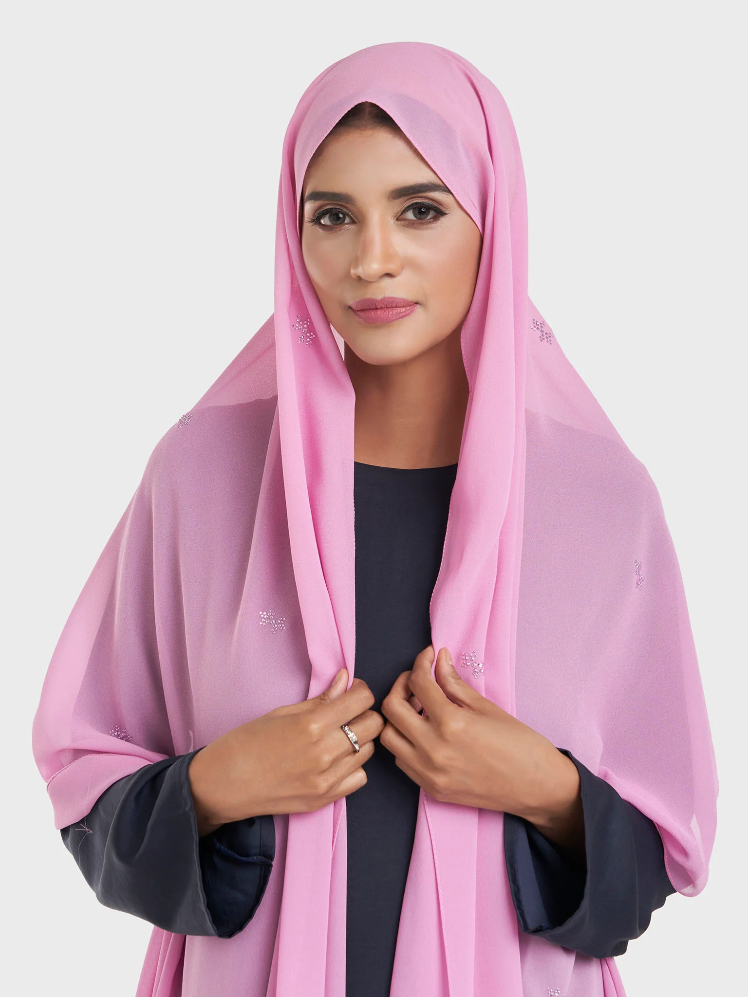 Chiffon All Over Stone Motif Hijab (KP18204L) - Image 31