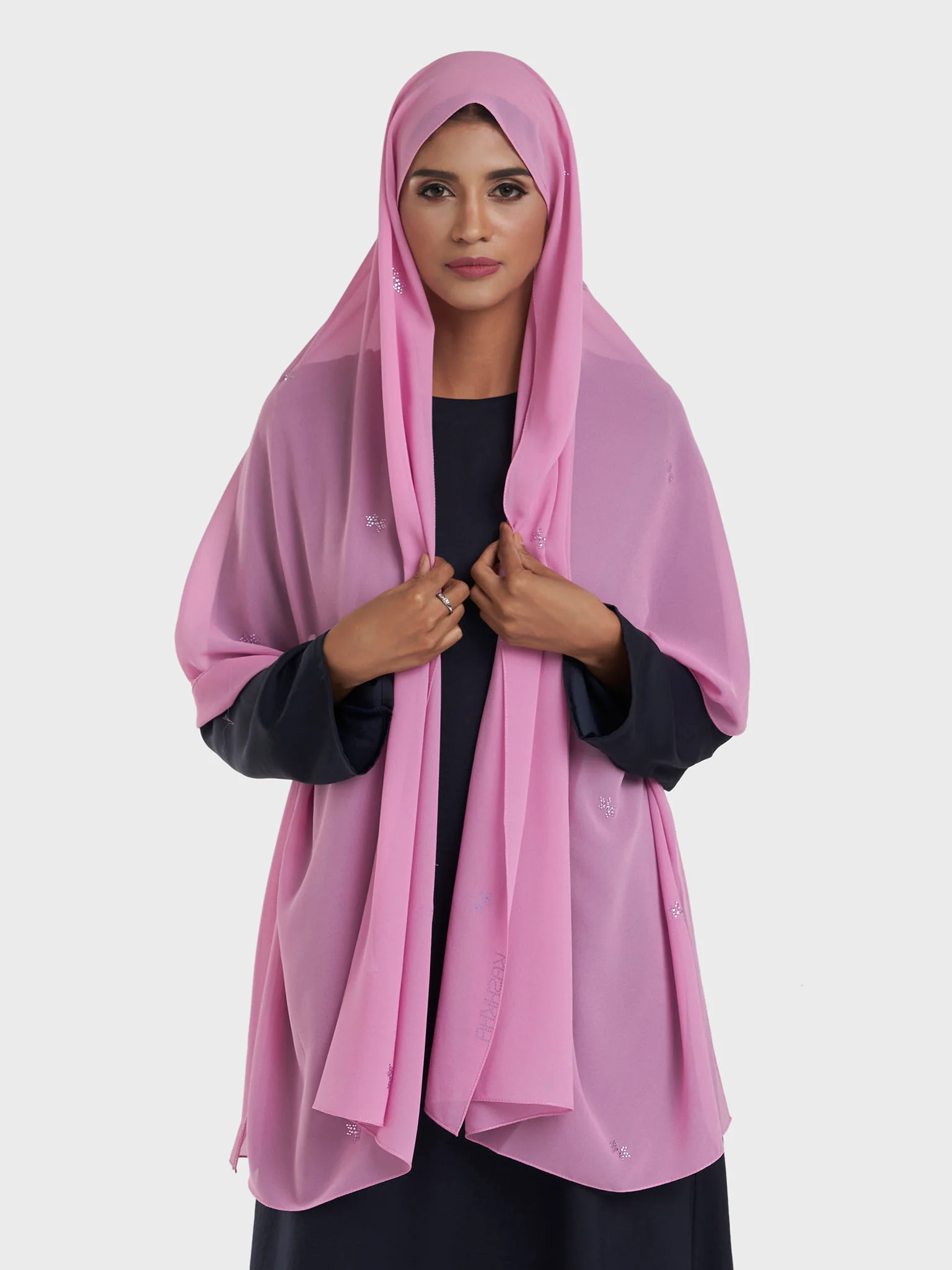 Chiffon All Over Stone Motif Hijab (KP18204L) - Image 32