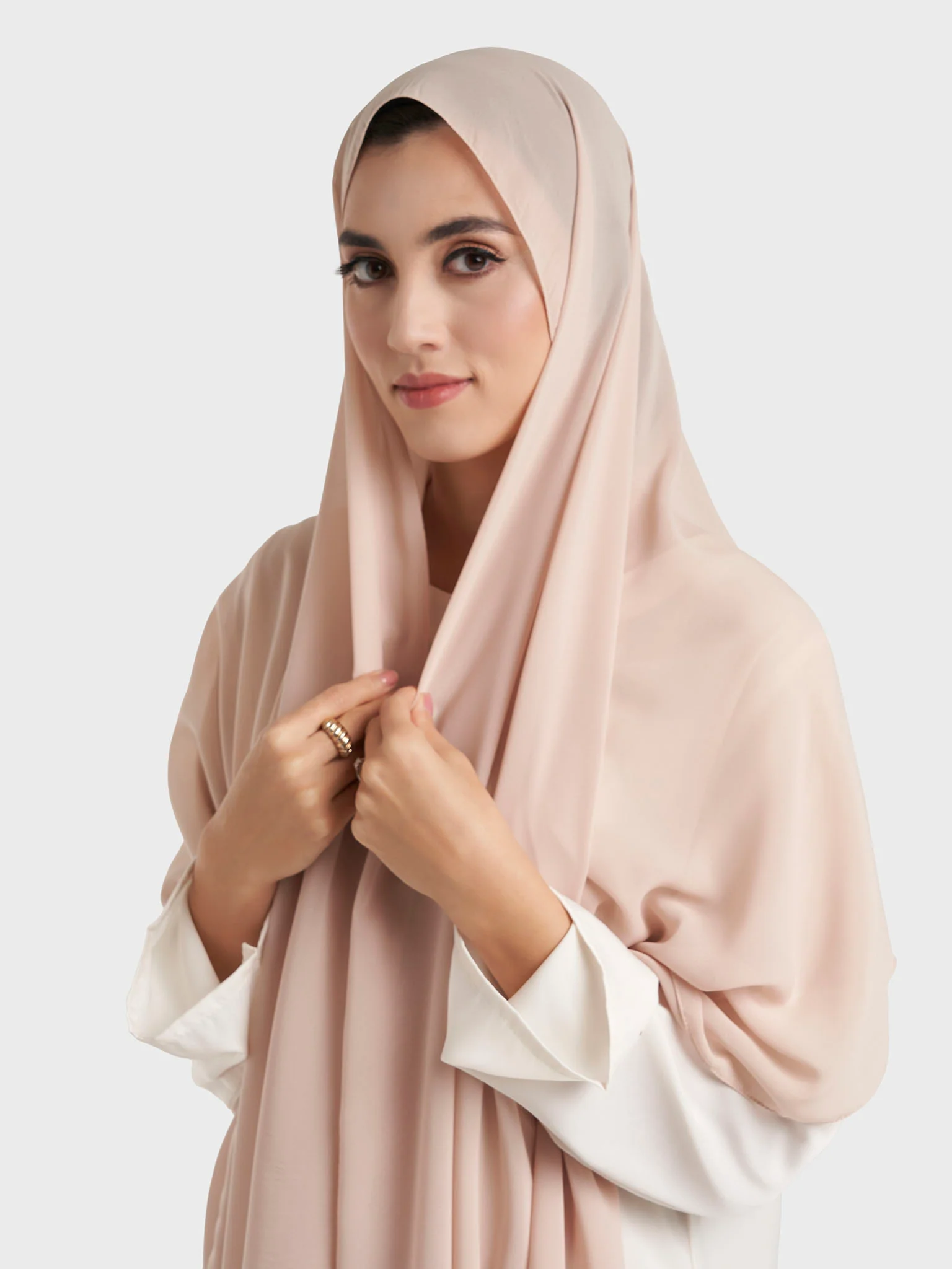 Plain Solid Colour Chiffon Hijab (KP4451L) - Image 13