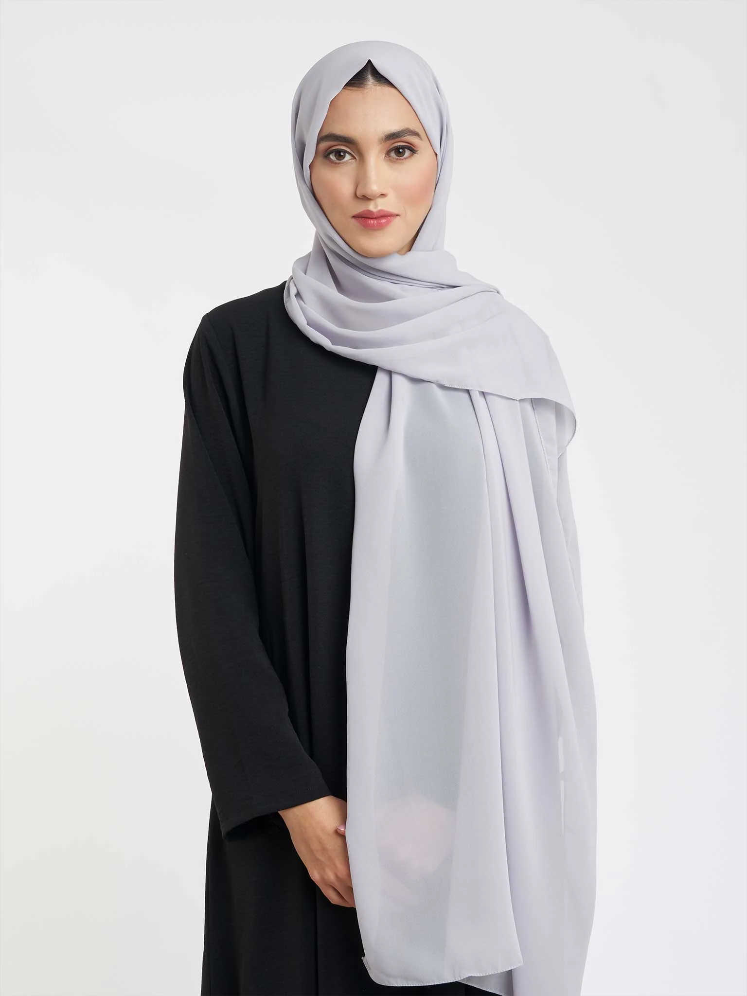 Plain Solid Colour Chiffon Hijab (KP4451L) - Image 49