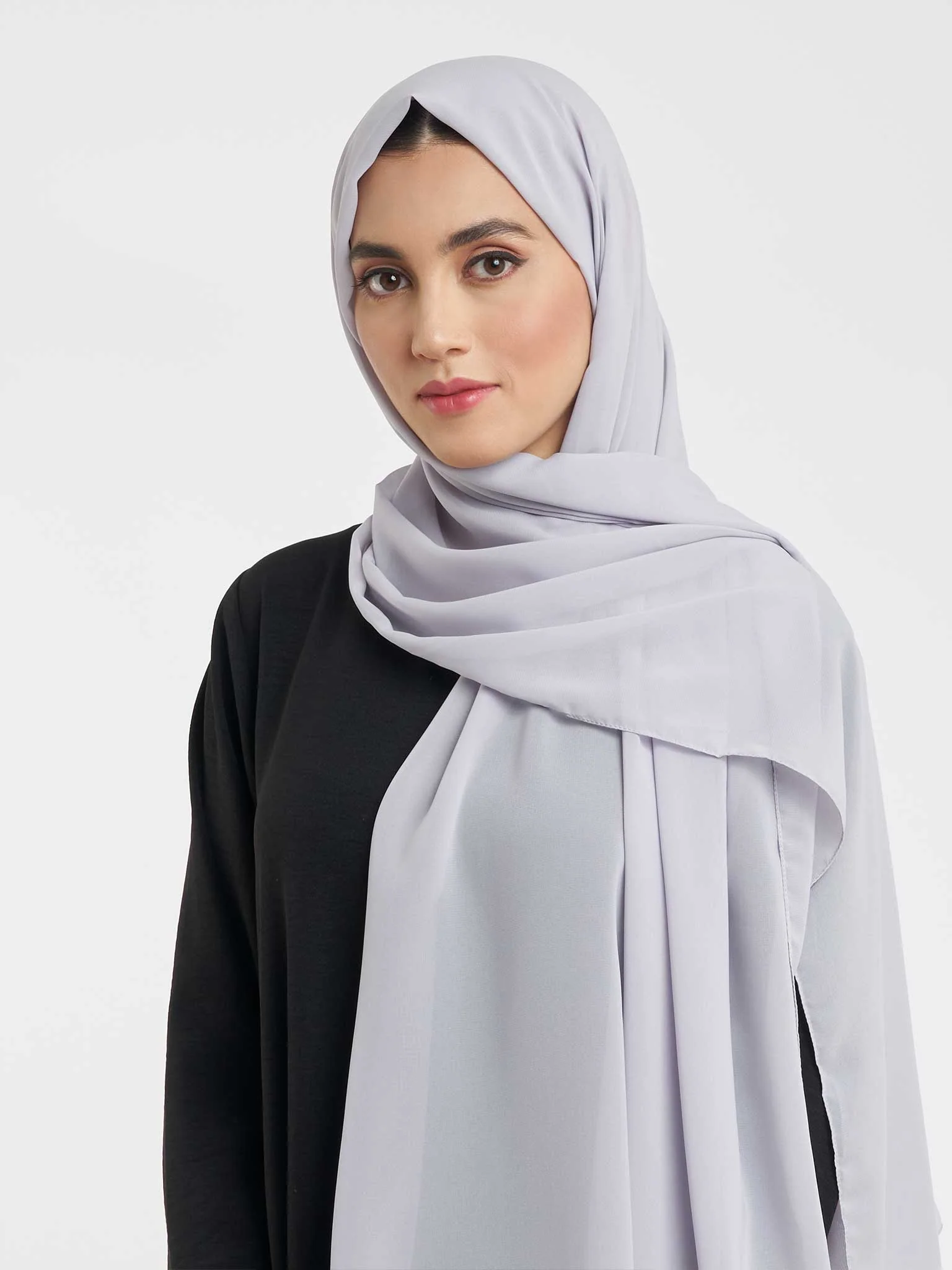 Plain Solid Colour Chiffon Hijab (KP4451L) - Image 50